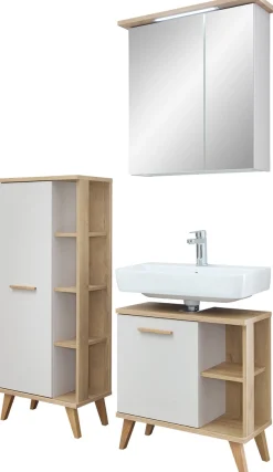 Saphir Badmöbel-Set »3-teilig, mit Soft-Close Türen« Set, 3 Stk. tlg.