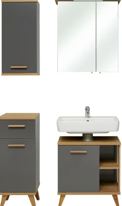 Saphir Badmöbel-Set »4-teilig, mit Soft-Close Türen« Set, 4 Stk. tlg.