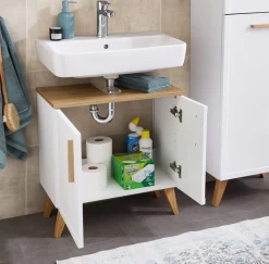 Saphir Badmöbel-Set »5-teilig, mit Soft-Close Türen und Fuß-Set« Set, 7 Stk. tlg.