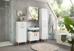 Saphir Badmöbel-Set »5-teilig, mit Soft-Close Türen und Fuß-Set« Set, 7 Stk. tlg.