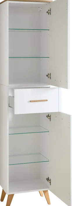 Saphir Badmöbel-Set »5-teilig, mit Soft-Close Türen und Fuß-Set« Set, 7 Stk. tlg.