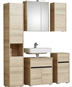 Saphir Badmöbel-Set »4-teilig, mit Soft-Close Türen« Komplett-Set, 5 Stk. tlg.