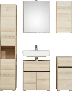 Saphir Badmöbel-Set »4-teilig, mit Soft-Close Türen« Komplett-Set, 5 Stk. tlg.