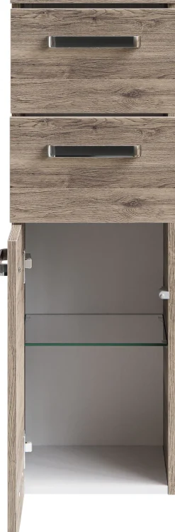Saphir Badmöbel-Set »5-teilig, mit Spiegelschrank« Set, 5 Stk. tlg.