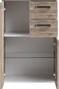 Saphir Badmöbel-Set »5-teilig, mit Spiegelschrank« Set, 5 Stk. tlg.