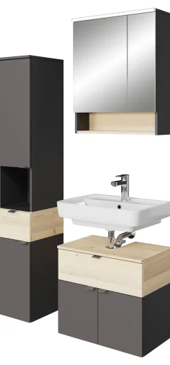 Saphir Badmöbel-Set »2-teilig mit Soft-Close Auszügen« Komplett-Set, 3 Stk. tlg.