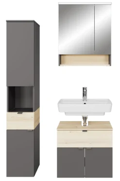 Saphir Badmöbel-Set »2-teilig mit Soft-Close Auszügen« Komplett-Set, 3 Stk. tlg.