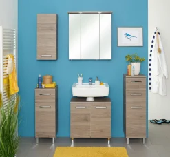 Saphir Badmöbel-Set »5-teilig, mit Spiegelschrank« Set, 5 Stk. tlg.