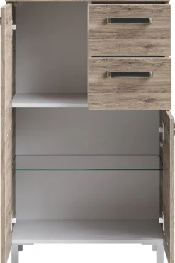 Saphir Badmöbel-Set »7-teilig, mit Spiegelschrank« Set, 7 Stk. tlg.