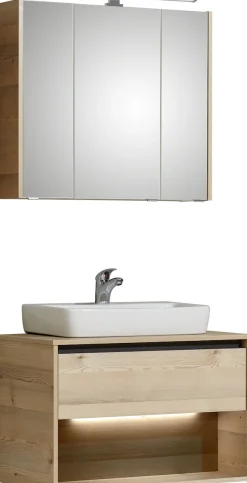 Saphir Badmöbel-Set »4-teilig, mit Soft-Close Türen« 4 Stk. tlg.