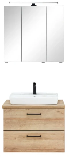 Saphir Badmöbel-Set »3-tlg. Mit Softclose-Türen« 4 Stk. tlg.