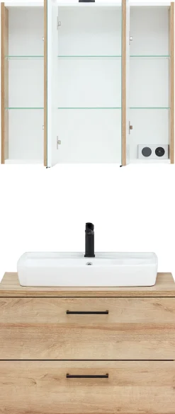 Saphir Badmöbel-Set »3-tlg. Mit Softclose-Türen« 4 Stk. tlg.