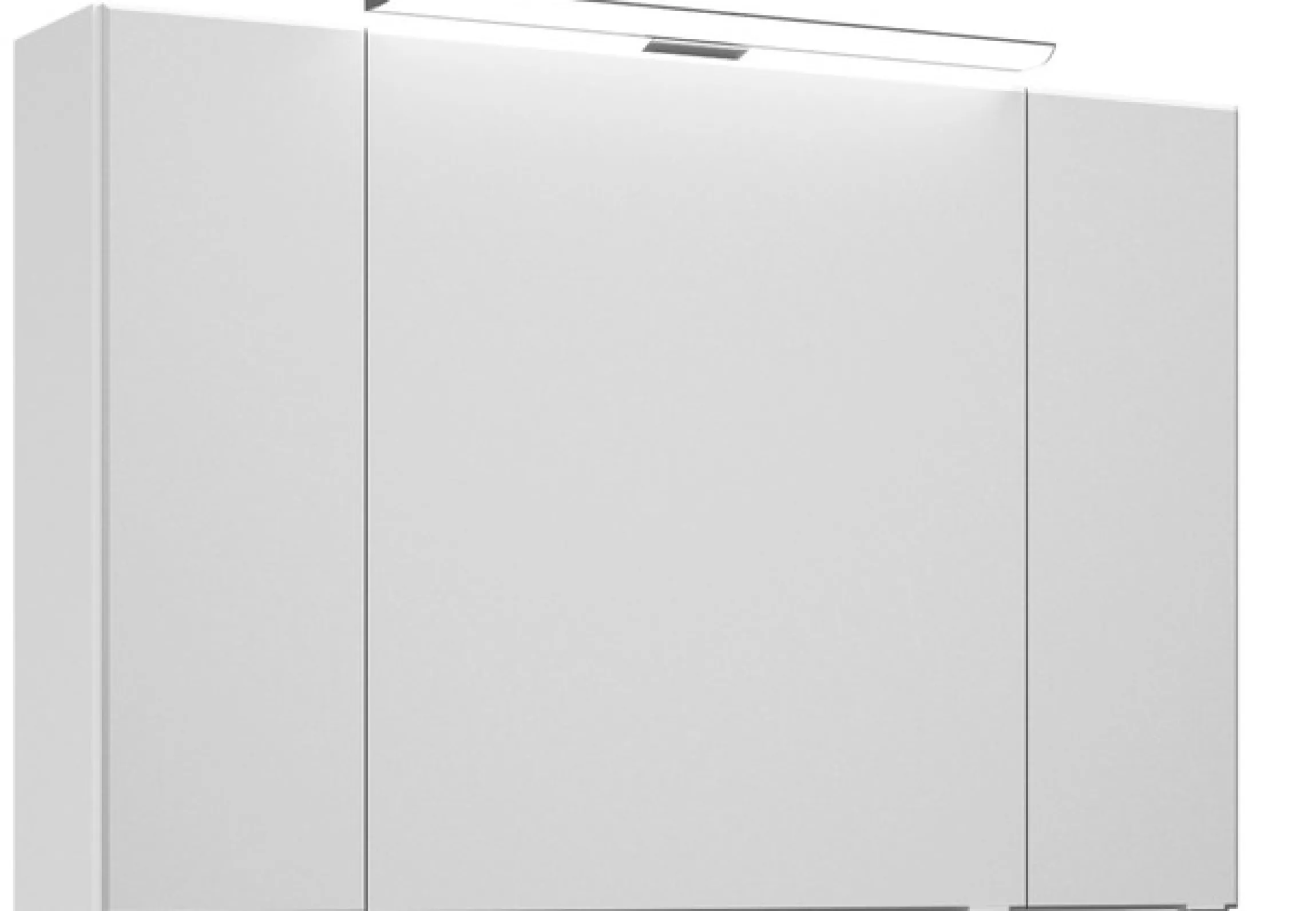 Saphir Badmöbel-Set »Trentino 2-teilig Keramik-Waschtisch, Spiegelschrank mit LED-Leuchte« 3 Stk. tlg.