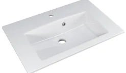 Saphir Badmöbel-Set »Trentino 2-tlg Mineralmarmor-Waschtisch,Spiegelschrank mit LED-Leuchte« 3 Stk. tlg.
