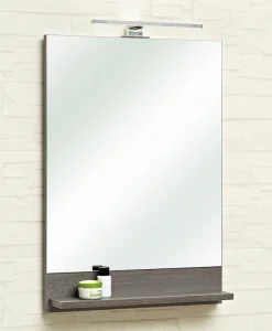 Saphir Badspiegel »Quickset Bad Flächenspiegel mit Ablage, 50 cm breit, ohne Beleuchtung« moderner Wandspiegel für Badezimmer, rechteckig, 70 cm hoch