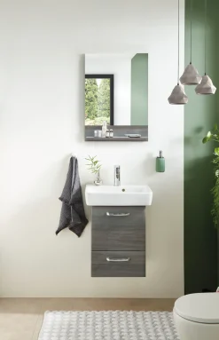 Saphir Badspiegel »Quickset Bad Flächenspiegel mit Ablage, 50 cm breit, ohne Beleuchtung« moderner Wandspiegel für Badezimmer, rechteckig, 70 cm hoch