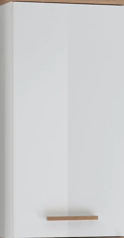 Saphir Hängeschrank »Quickset Badschrank 35,5 cm breit mit 1 Tür und 2 Glas-Einlegeböden« Badezimmer-Hängeschrank inkl. Türdämpfer, Holzgriffe