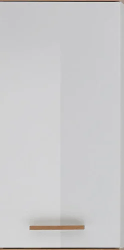 Saphir Hängeschrank »Quickset Badschrank 35,5 cm breit mit 1 Tür und 2 Glas-Einlegeböden« Badezimmer-Hängeschrank inkl. Türdämpfer, Holzgriffe