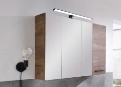 Saphir Hängeschrank »Quickset 374 Wand-Badschrank, 1 Tür, 2 Einlegeböden, inkl. Türdämpfer« Badezimmer-Hängeschrank, 30 cm breit, Eiche Ribbeck quer Nachbildung