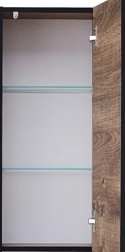 Saphir Hängeschrank »Quickset 374 Wand-Badschrank, 1 Tür, 2 Einlegeböden, inkl. Türdämpfer« Badezimmer-Hängeschrank, 30 cm breit, Eiche Ribbeck quer Nachbildung