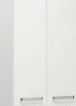 Saphir Hängeschrank »Quickset Wand-Badschrank 50 cm breit mit 2 Türen und 2 Einlegeböden« Badezimmer-Hängeschrank inkl. Türdämpfer, Griffe in Chrom Glanz
