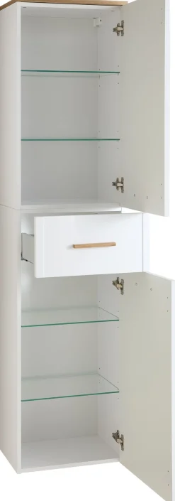 Saphir Hochschrank »mit Soft-Close und 4 Glaseinlegeböden«