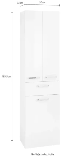 Saphir Hochschrank »mit Wäschekippe«