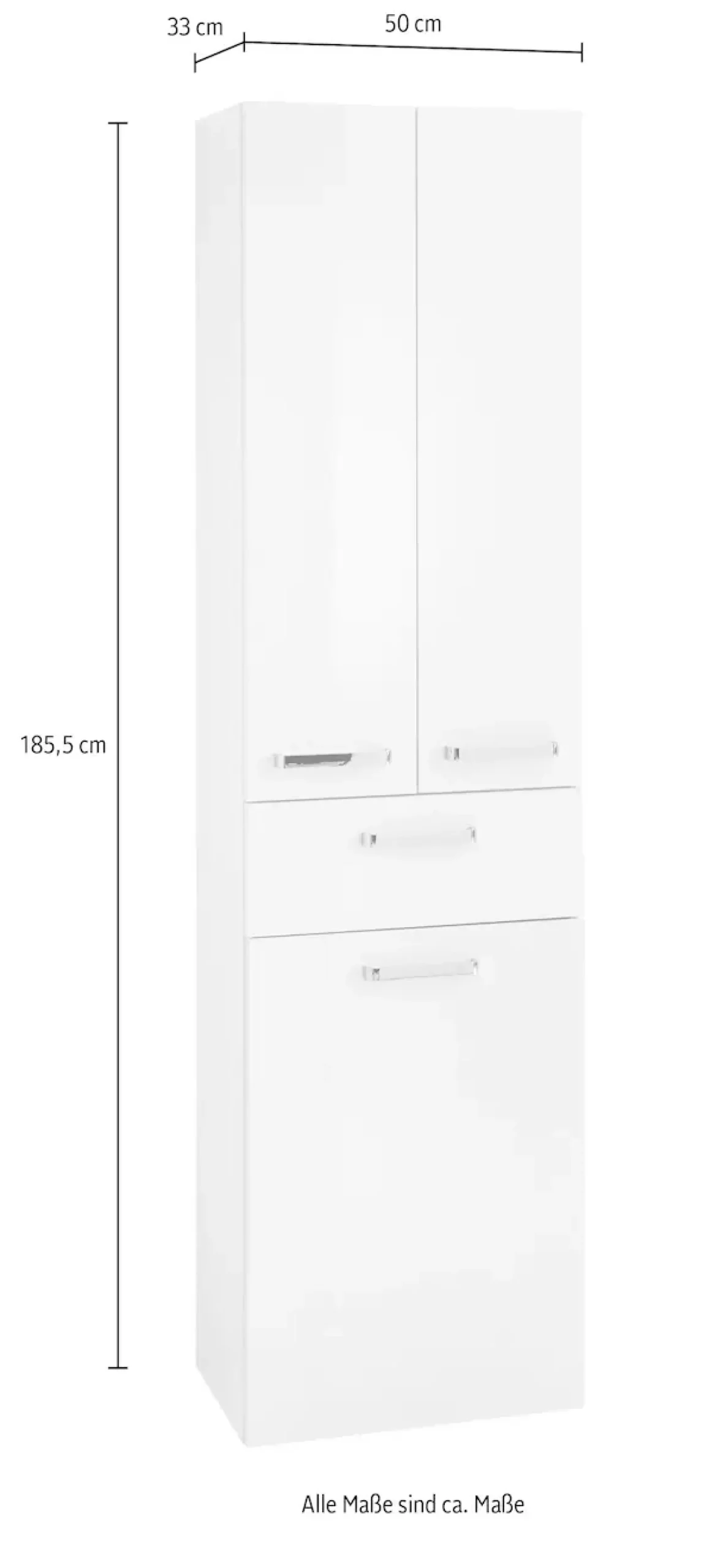 Saphir Hochschrank »mit Wäschekippe«