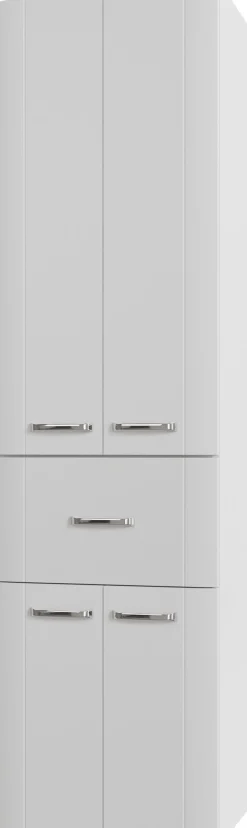 Saphir Hochschrank »Serie 3006 Badschrank 50cm breit, mit 4 Türen, 1 Schublade« Badezimmer-Hochschrank inkl. Türdämpfer, 182 cm hoch, 38 cm tief