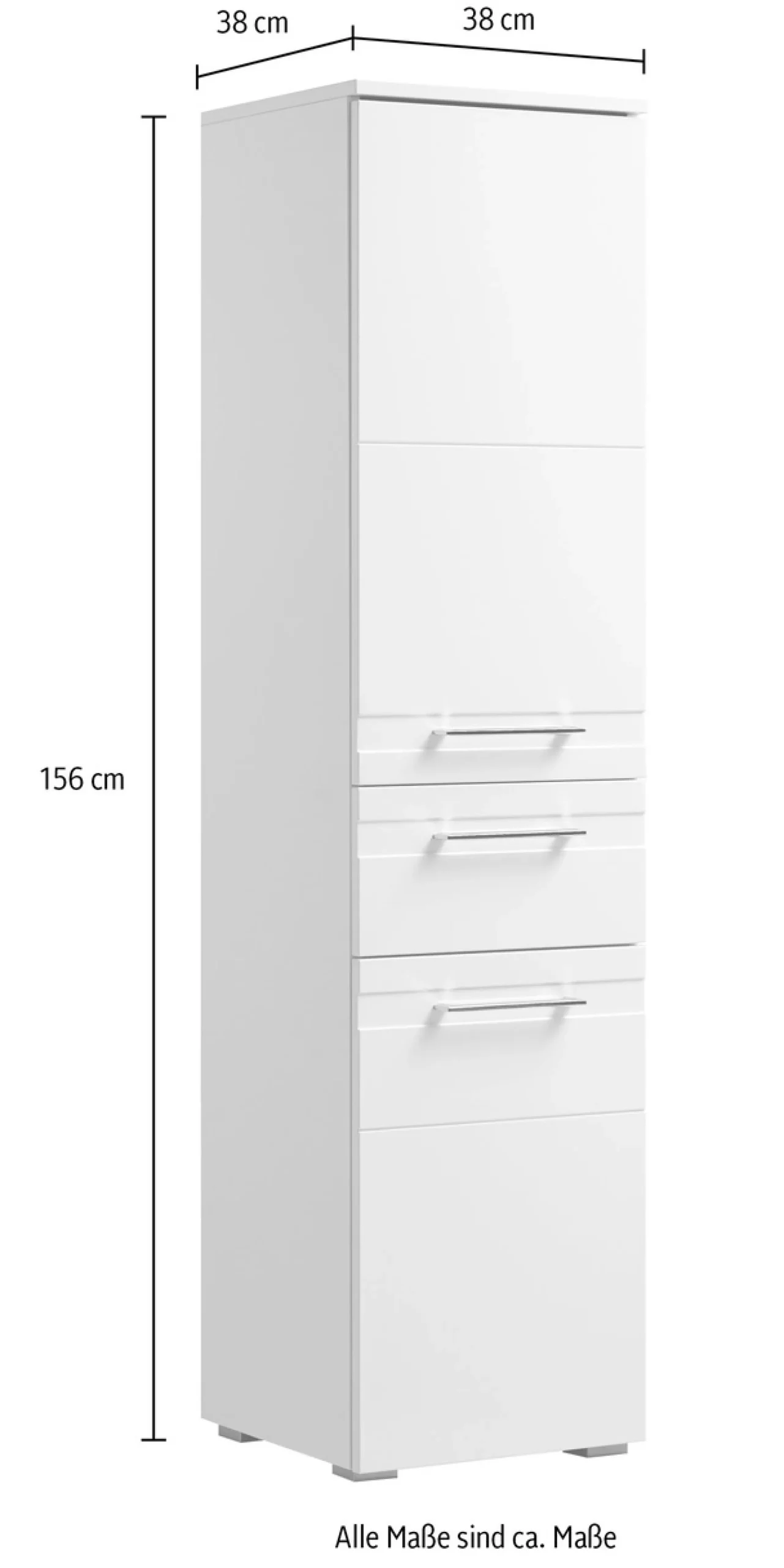 Saphir Midischrank »mit 3 Einlegeböden«