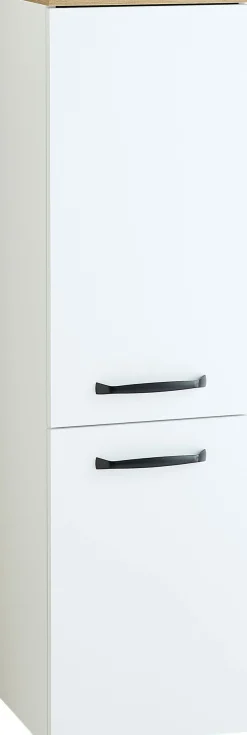 Saphir Midischrank »Quickset 500, Badschrank 32,4 cm breit, 2 Türen« 2 Einlegeböden, Badezimmer-Midischrank