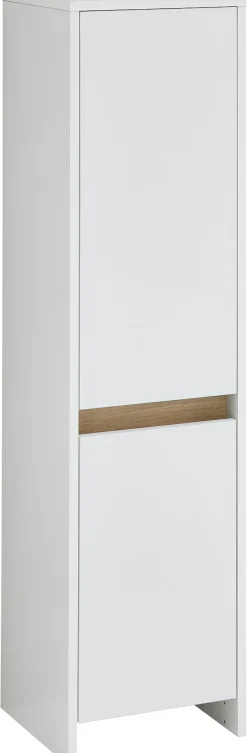 Saphir Midischrank »Quickset 100, Badschrank 32,4 cm breit, 2 Türen« 2 Einlegeböden, Badezimmer-Midischrank, mit Akzentfuge