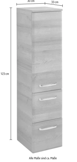 Saphir Midischrank »Quickset 318, mit 1 Tür, 2 Auszüge, 30cm breit« 1 Stk. tlg.