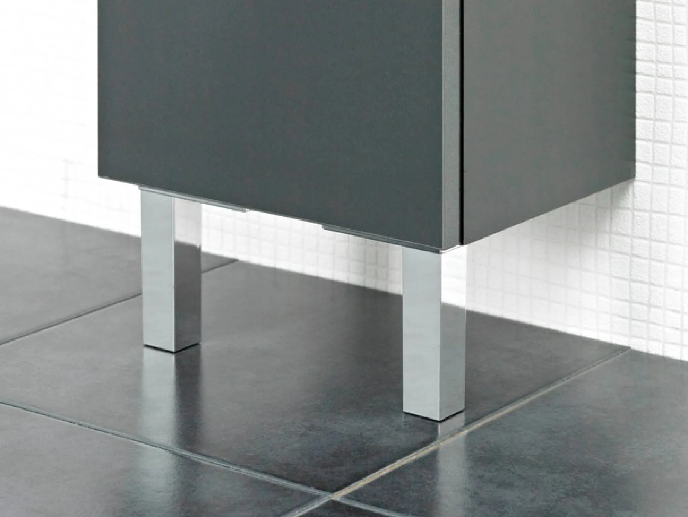 Saphir Unterschrank »Quickset Badschrank mit 1 Tür, 1 Schublade, 25 cm breit« Badezimmer-Unterschrank inkl. Türdämpfer, Griffe in Chrom Glanz