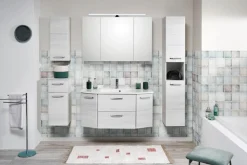 Saphir Unterschrank »Quickset Badschrank 30 cm breit, 1 Tür, 1 Schublade, 1 Einlegeboden« Badezimmer-Unterschrank inkl. Türdämpfer, 1 Tür, Griffe in Chrom Glanz