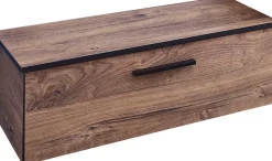 Saphir Unterschrank »Quickset 374 Badschrank mit 1 Klappe, inkl. Abdeckplatte« Badezimmer-Unterschrank, Eiche Ribbeck quer Nachbildung, 71 cm breit