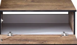 Saphir Unterschrank »Quickset 374 Badschrank mit 1 Klappe, inkl. Abdeckplatte« Badezimmer-Unterschrank, Eiche Ribbeck quer Nachbildung, 71 cm breit