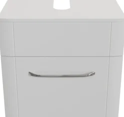 Saphir Waschbeckenunterschrank »Serie 3006, 1 Schublade,Siphonausschnitt, 60cm« Waschbeckenschrank inkl. Soft-Close, Griff in Chrom Glanz