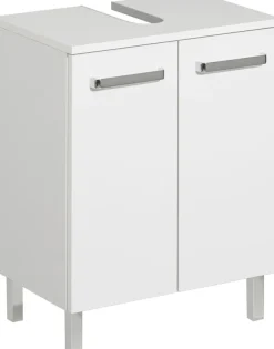 Saphir Waschbeckenunterschrank »Quickset Unterbeckenschrank mit 2 Türen, 50 cm breit, ohne Waschbecken« Waschbeckenschrank inkl. Türdämpfer, Griffe in Chrom Glanz
