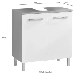 Saphir Waschbeckenunterschrank »mit Siphonausschnitt«