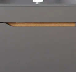 Saphir Waschbeckenunterschrank »Quickset Unterbeckenschrank, 60 cm breit, 1 Schublade« Waschbeckenschrank mit Siphonausschnitt, ohne Waschbecken, grifflos