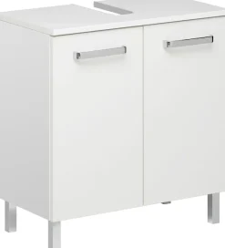 Saphir Waschbeckenunterschrank »Quickset Unterbeckenschrank mit 2 Türen, 60 cm breit, ohne Waschbecken« Waschbeckenschrank inkl. Türdämpfer, Griffe in Chrom Glanz