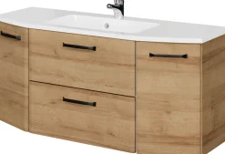 Saphir Waschtisch »Quicket 318, mit Mineralmarmorbecken, 112cm breit« 2 Stk. tlg.