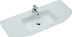 Saphir Waschtisch »Quickset 326, mit Glasbecken, 112cm breit« 2 Stk. tlg.