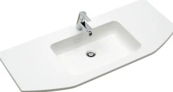 Saphir Waschtisch »Quickset 326, mit Mineralmarmorbecken, 112cm breit« 2 Stk. tlg.