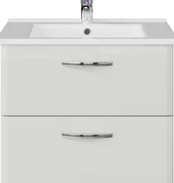 Saphir Waschtisch »Quickset 326, mit Keramikbecken, 65cm breit« 2 Stk. tlg.