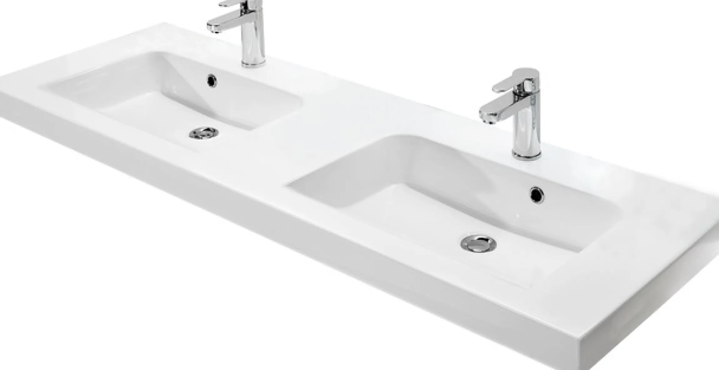Saphir Waschtisch »Serie Balto Mineralmarmor-Waschtisch mit Unterschrank, 147,8 cm breit« 2 Stk. tlg. Doppel-Waschplatz mit 4 Schubladen, in verschiedene Ausführungen