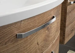 Saphir Waschtisch »Serie 4010 Keramik-Waschtisch mit Unterschrank, 84 cm breit« Waschplatz mit 2 Schubladen, Badmöbel-Set mit Waschtisch