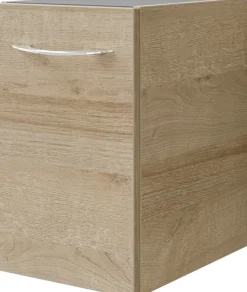 Saphir Waschtisch »Serie 4035 Keramik-Aufsatzbecken mit Unterschrank, 118 cm breit« Waschplatz, 4 Schubladen, 1 Tür, inkl. Türdämpfer, Griff Chrom Glanz