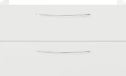 Saphir Waschtisch »Serie 4035 Keramik-Aufsatzbecken mit Unterschrank, 118 cm breit« Waschplatz mit 2 Schubladen, Riviera Eiche quer Nachbildung